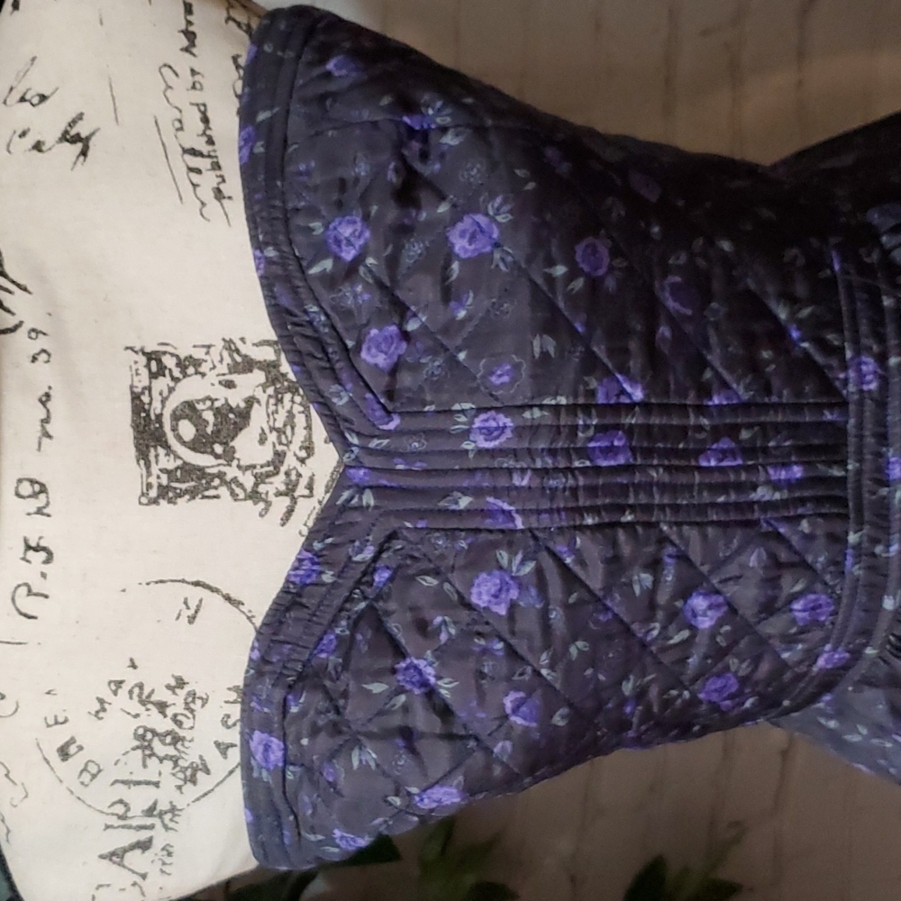 Rebecca Taylor 100% Silk Quilted Floral Dress 12 - Picture 4 of 11